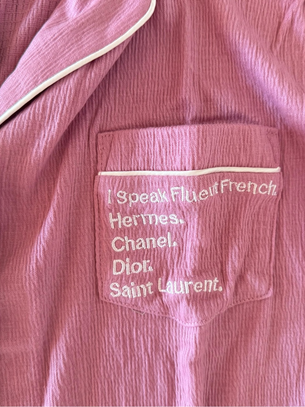 LA/TC “I Speak Fluent French…” Pajama Set- Medium-NWT